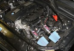Injen 08-09 535i E60 3.0L L6 Twin intake & AMSOIL Filters Polished Short Ram Intake - Image 3