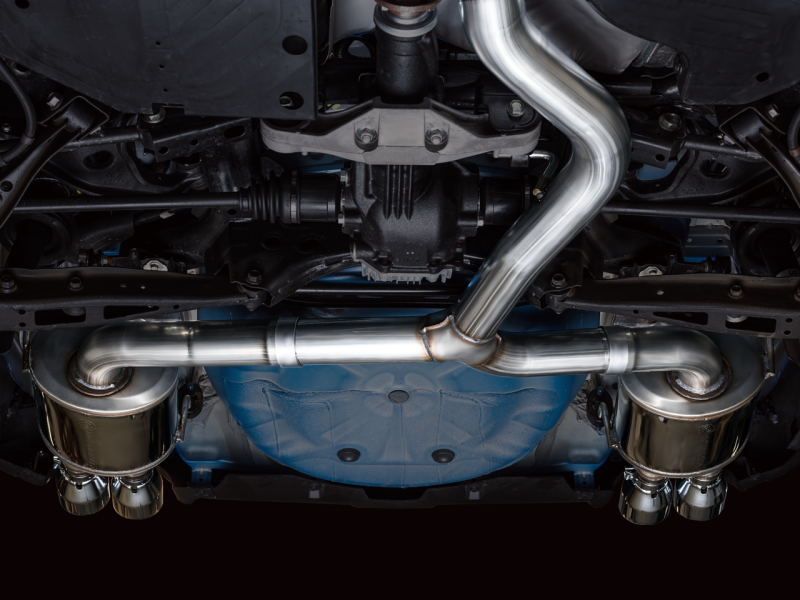 AWE Tuning 2022+ VB Subaru WRX Touring Edition Exhaust - Chrome Silver Tips - Image 4