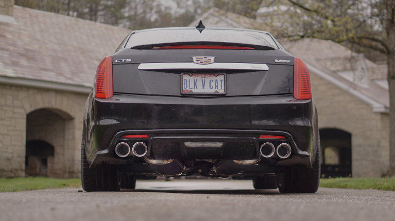 Stainless Works 2016-18 Cadillac CTS-V Sedan Axleback System Dual-Mode Turbo Mufflers 4in Tips - Image 9