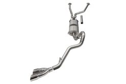Corsa 22-24 Toyota Tundra 4WD 3in Sport Cat-Back Side Exit Exhaust System w/ Twin 4in Polished Tips