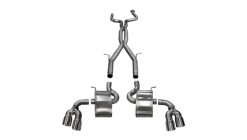 Corsa 16-18 Chevy Camaro SS 6.2L Xtreme+ 2.75in Cat-Back Dual Rear Exit w/ Twin 4in Polished Tips - Image 2