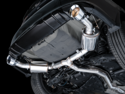 AWE Tuning 22+ Honda Civic Si/Acura Integra Touring Edition Catback Exhaust - Dual Chrome Silver Tip - Image 4