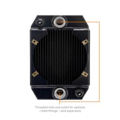 Mishimoto Universal Drag Race Performance Aluminum Radiator - Black - Image 4