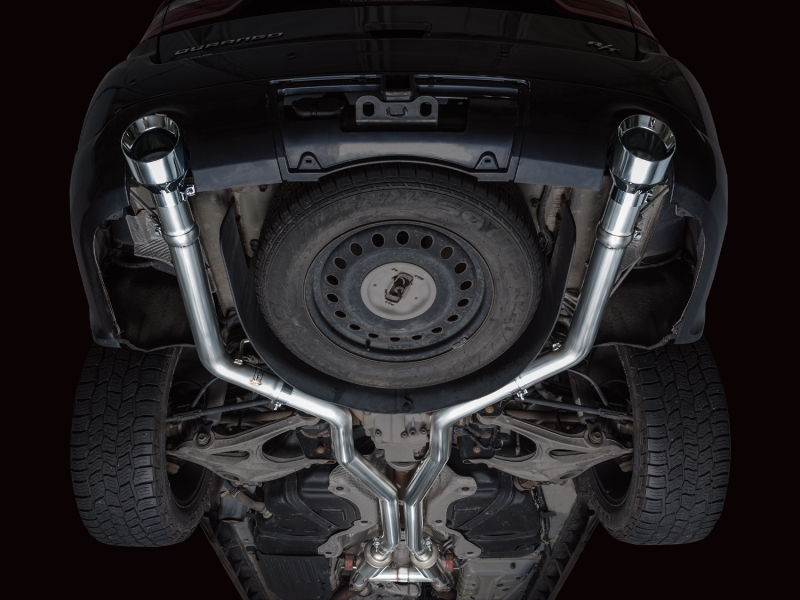 AWE Tuning 11-24 Dodge Durango 5.7L Track Edition Exhaust w/ Chrome Silver Tips - Image 10
