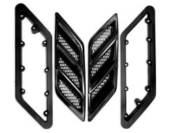 Roush 2015-2023 Roush Mustang Fender Vent Heat Extractors - Gloss Black - Image 3