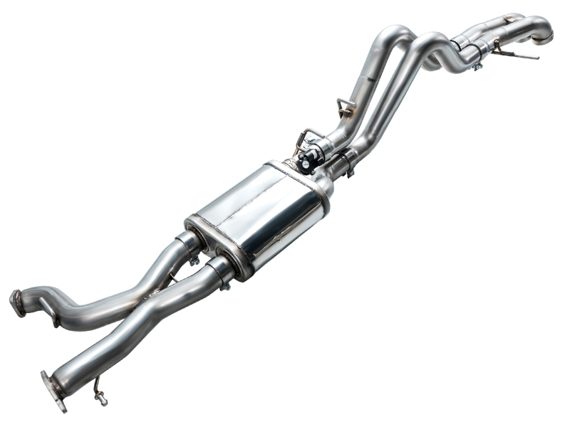 AWE Tuning 22-24 Ford Bronco Raptor 4WD Dual BashGuards Cat-Back SwitchPath Exhaust (No Tips) - Image 12
