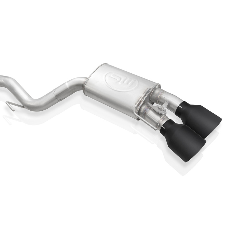 Stainless Works 2020 Ford GT500 Legend Catback H-Pipe Exhaust Factory Connect - Black Tips - Image 6