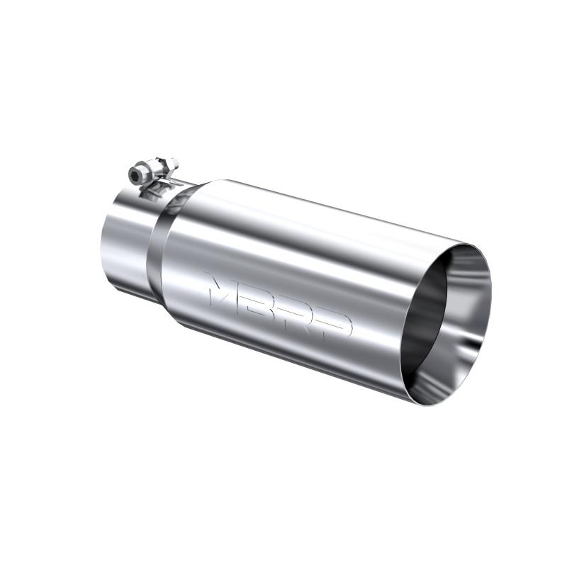 MBRP Universal Tip 5 O.D. Dual Wall Straight 4 inlet 12 length - Image 2