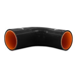 Alternative view of Mishimoto Silicone Reducer Coupler 90 Degree 2.5in to 2.75in - Black