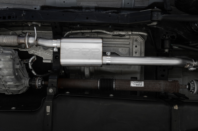 MBRP 21-22 Ford Bronco 2.3/2.7L EcoBoost 2/4-Dr 3in Catback Dual Split Rear Exit Aluminized Steel - Image 3