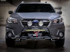 aFe POWER 15-19 Subaru Outback H4 2.5L / H6 3.6L Terra Guard Front Bumper w/ Winch Mount - Image 4
