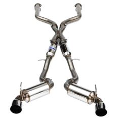 Invidia 2022+ Nissan Z 70mm N1 Cat Back Exhaust - SS Tips - Image 3