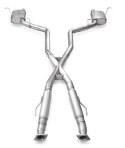 Alternative view of Stainless Works 11-20 Jeep Grand Cherokee 5.7L 3in Legend Catback Exhaust w/X-Pipe (Uses OEM Tips)