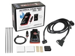 Alternative view of aFe Scorcher Blue Module 22-24 Toyota Tundra  / 23-24 Sequoia V6-3.4L (tt)