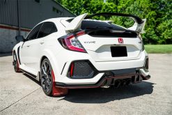 Alternative view of Corsa 2017-2021 Honda Civic Type R Xtreme Cat-Back Tri Rear Exit with 4.5in Black Pro-Series Tips