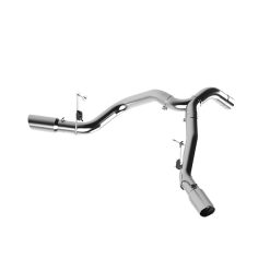 Alternative view of MBRP 13-15 Dodge 25/3500 Cummins 6.7L(Excl. CC/SB)4in Filter Back Cool Duals AL(Leaf Spring)