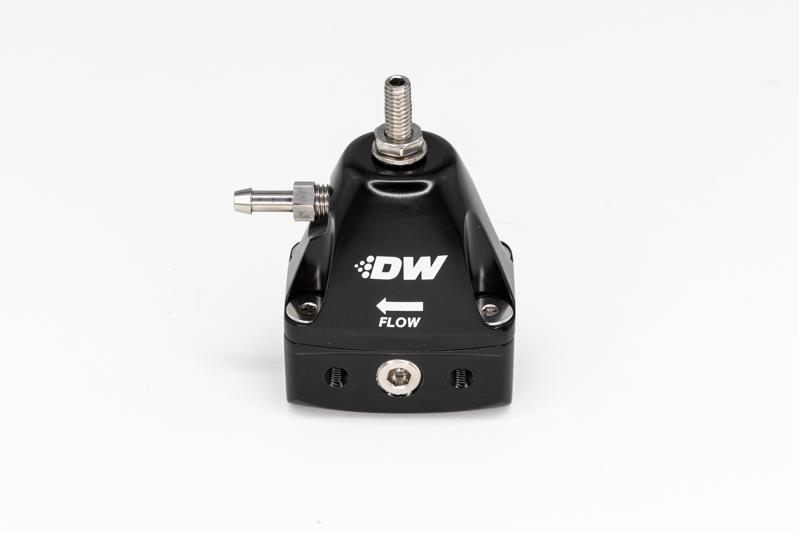 DeatschWerks DWR1000iL In-Line Adjustable Fuel Pressure Regulator - Black - Image 2