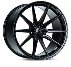 Vossen HF-3 22x9 / 5x108 / ET38 / Flat Face / 63.4 - Gloss Black Wheel