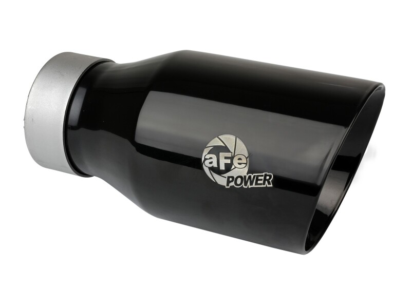 aFe Large Bore-HD 3in 409SS DPF-Back 20-21 GM Trucks L6-3.0L (td) LM2 - Black Tip - Image 3