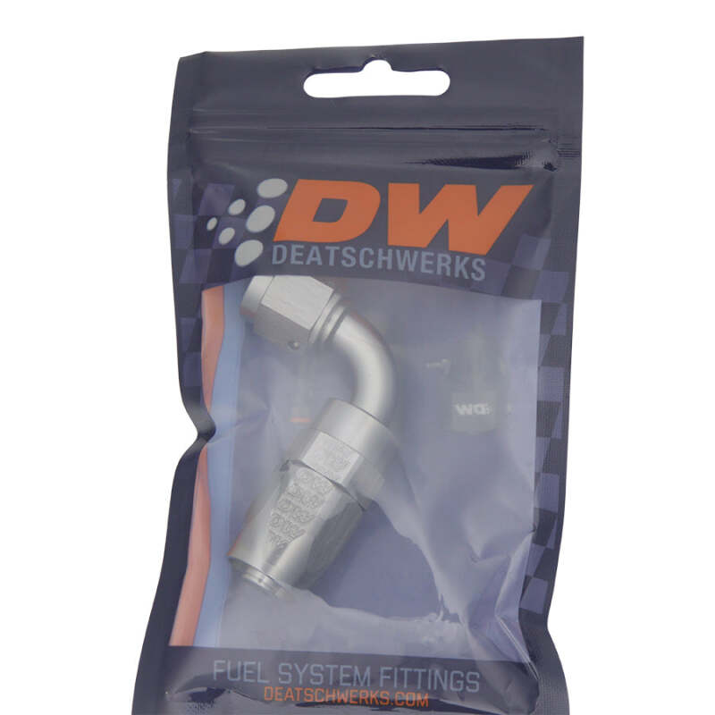 DeatschWerks 6AN Female Swivel 90-Degree Hose End CPE - Image 3