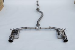 Invidia 2022+ Honda Civic Si (1.5T) 70mm Q300 Cat Back Exhaust - Rolled SS Tips - Image 4