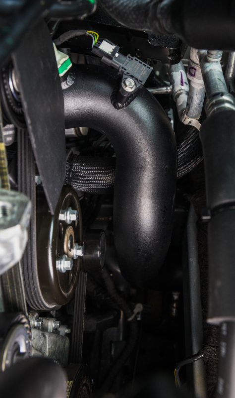Mishimoto 21+ Bronco 2.3L Intercooler Pipe Kit Micro Wrinkle Black - Image 9