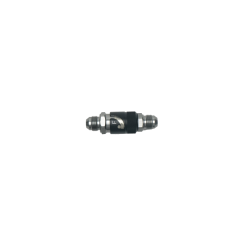 DeatschWerks 8AN Male Flare Quick Disconnect Dry Break Fitting - 2 Pieces Anodized Matte Black