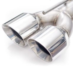 Stainless Works 15-19 Dodge Challenger 6.2L/6.4L Hemi 3in Redline Catback X-Pipe w/4in Quad Tips - Image 4
