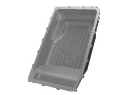 aFe 17-24 Ford F-150 10R60/10R80 Pro Series Rear Transmission Pan Black w/ Machined Fins - Image 4