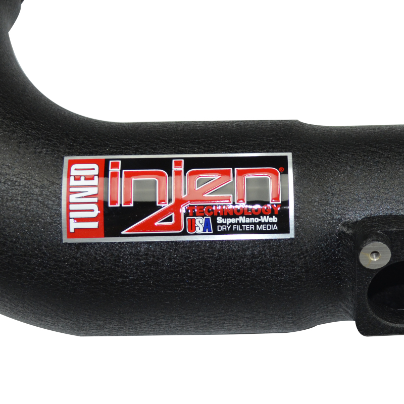 Injen 06-09 FJ 4.0L V6 w/ Power Box Wrinkle Black Power-Flow Air Intake System - Image 9
