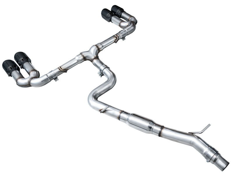 AWE 22-24 Audi 8Y S3 Track Edition Exhaust - Diamond Black Tips - Image 6