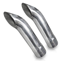 Alternative view of Stainless Works Extended Turn Down Tips- 2 1/2in ID Inlet 2 1/2in Body