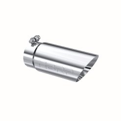 Alternative view of MBRP Universal Tip 3in O.D. Dual Wall Angled 4 inlet 10 length