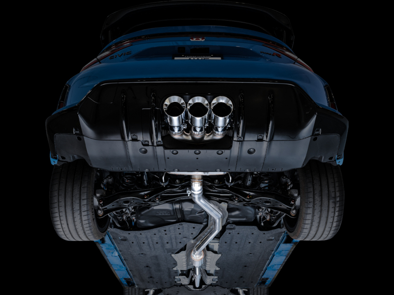 AWE Tuning 2023 Honda Civic Type R FL5 Touring Edition Exhaust w/ Triple Chrome Silver Tips - Image 17