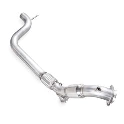 Alternative view of Stainless Works 2015-16 Mustang Downpipe 3in High-Flow Cats