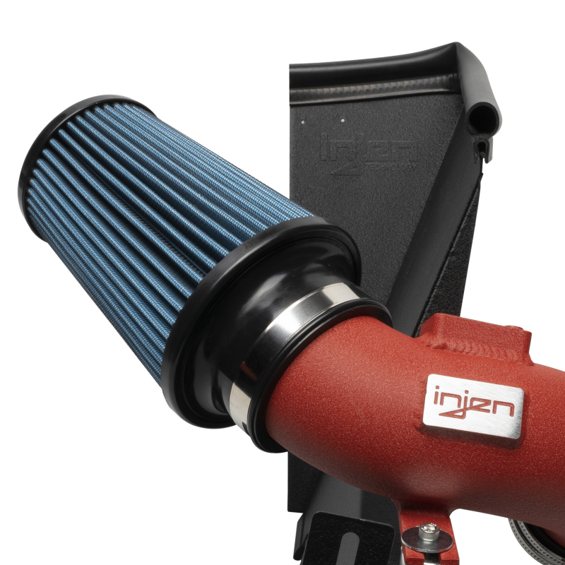 Injen 21-22 Toyota Supra 2.0L 4 Cyl. SP Short Ram Air Intake System - Wrinkle Red - Image 3
