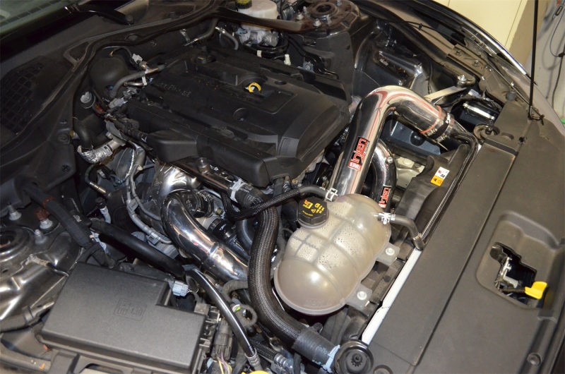 Injen 15-19 Ford Mustang 2.3L EcoBoost Aluminum Intercooler Piping Kit - Wrinkle Black - Image 4