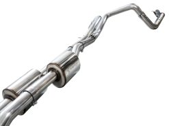AWE 4th Gen GM 1500 6.2L Catback Split Rear Exit (w/ Bumper Cutouts) - OE Tips - Image 5