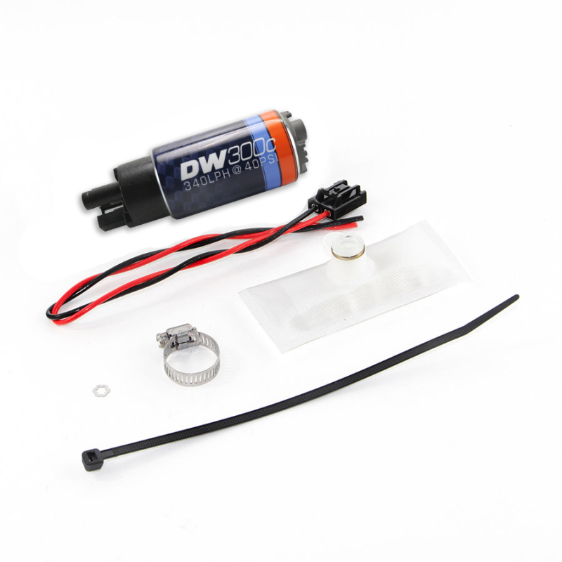 DeatschWerks 88-91 BMW 325i DW300C 340 LPH Compact Fuel Pump w/ Install Kit (w/o Mounting Clips) - Image 2