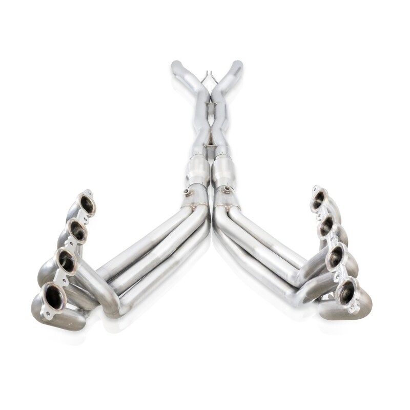 Stainless Works 2014-18 Corvette 6.2L Headers 2in Primaries w/ High-Flow Cats X-Pipe - Image 2