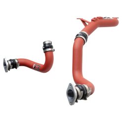 Injen 22-23 Honda/Acura Civic/Si/Integra 1.5L Turbo Aluminum Intercooler Pipe Kit - Wrinkle Red - Image 4