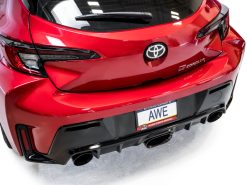 AWE Tuning 2023+ Toyota GR Corolla Touring Edition Exhaust - Diamond Black Tips - Image 14