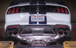 Stainless Works 2020 Ford GT500 Redline Catback X-Pipe Exhaust Factory Connect - Polished Tips - Image 8