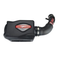 Alternative view of Injen 07-09 Wrangler 3.8L V6 w/ Box Wrinkle Black Power-Flow Air Intake System