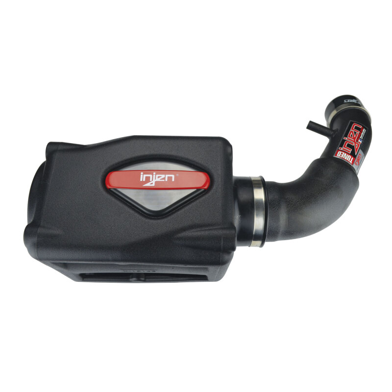 Injen 07-09 Wrangler 3.8L V6 w/ Box Wrinkle Black Power-Flow Air Intake System - Image 2