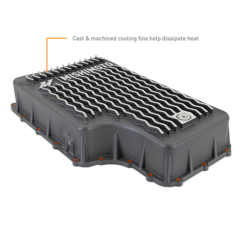 Mishimoto 2011+ Powerstroke 6R140 Transmission Pan - Cast - GR - Image 5
