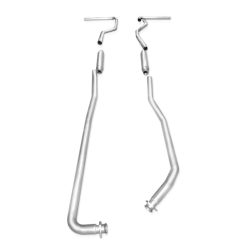 Alternative view of Stainless Works Chevy/GMC Truck 1967-87 Exhaust 2.5in Chambered System