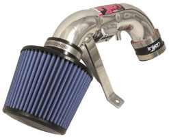 Injen 06-11 Honda Civic Hybrid 1.3L 4 cyl Polished Dyno-Tuned Air Intake w/ Web Nano-Fiber Filter - Image 2