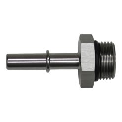 DeatschWerks 8AN ORB Male to 5/16in Male EFI Quick Connect Adapter - Anodized DW Titanium