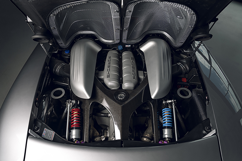 KW 04-05 Porsche Carrera GT Special Edition HLS4 V5 Coilover Kit w/ Red & Blue Springs - Image 8